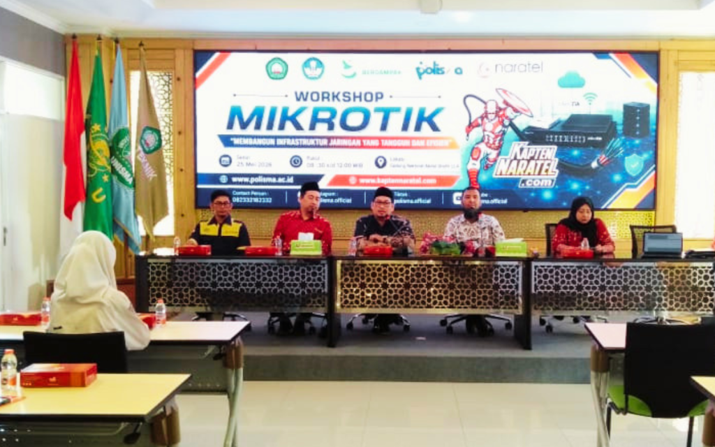 Workshop MikroTik POLISMA dan NARATEL: Membangun Infrastruktur yang Tangguh dan Efisien