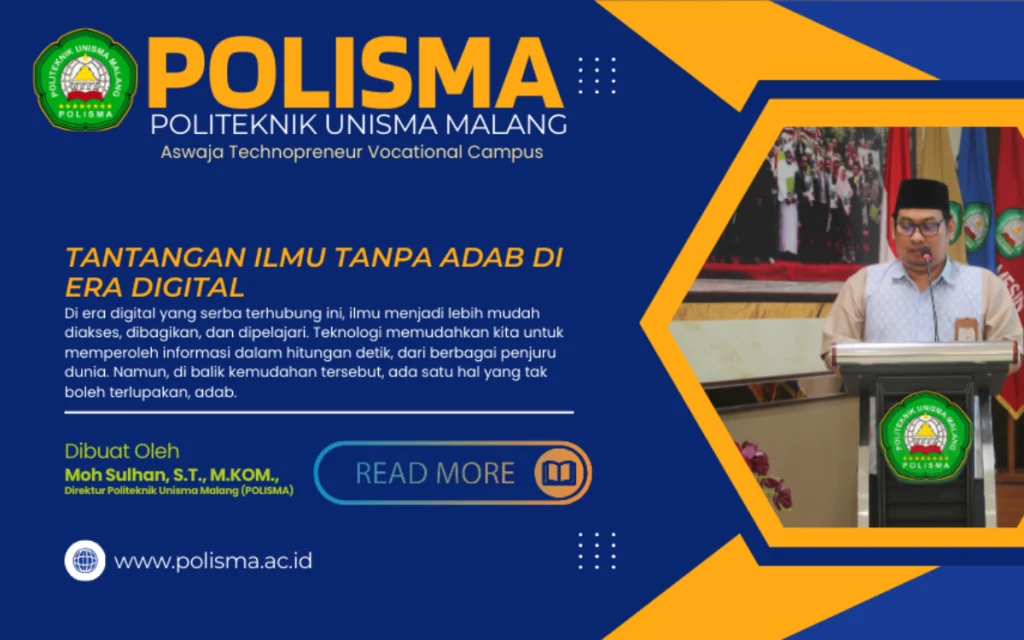 Tantangan Ilmu Tanpa Adab di Era Digital