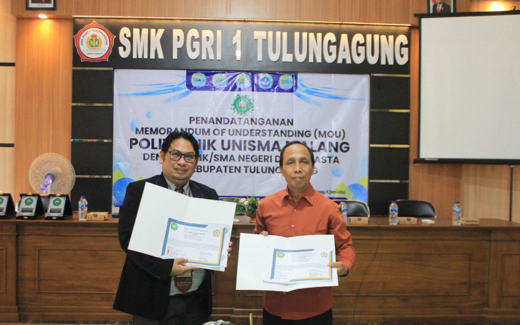POLISMA Jalin MoU dengan Tiga Sekolah di Tulungagung untuk Peningkatan Pendidikan dan Pengembangan Sumber Daya
