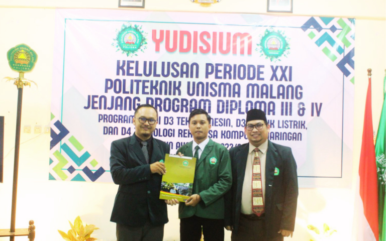 PELAKSANAAN YUDISIUM ANGKATAN KE-21 PERIODE SEMESTER GENAP 2023/2024 POLITEKNIK UNISMA MALANG BERLANGSUNG SUKSES